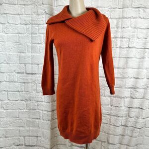 Cynthia Rowley Cashmere Women's Long Sweater Size Small Cowl Neck Lightweight